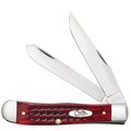 Case Cutlery Knife, Pw Old Red Bone Trapper 00783